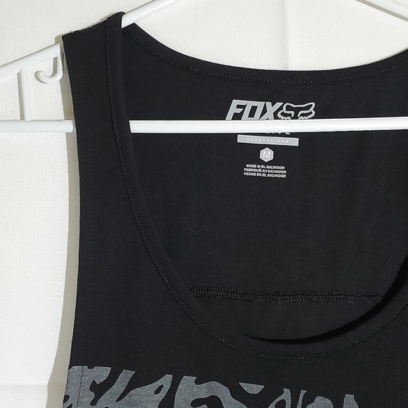 Fox Racing Black/Grey Logo Chargin Tech Muscle Tank - Women's Medium - Picture 4 of 15